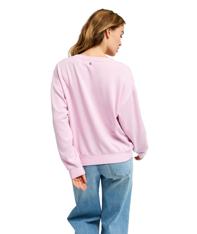 Surfing By Moon Crew Neck Fleece Trui Voor Dames