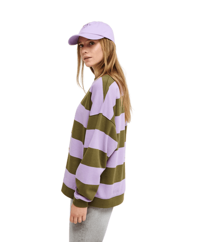 Strictly Stripe Full Zip Fleece Trui