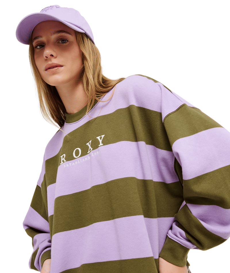 Strictly Stripe Full Zip Fleece Trui