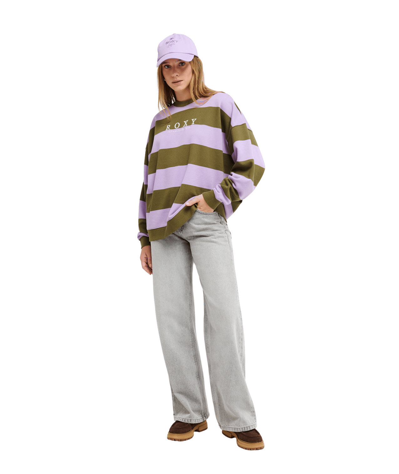 Strictly Stripe Full Zip Fleece Trui
