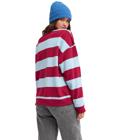 Strictly Stripe Full Zip Fleece Trui