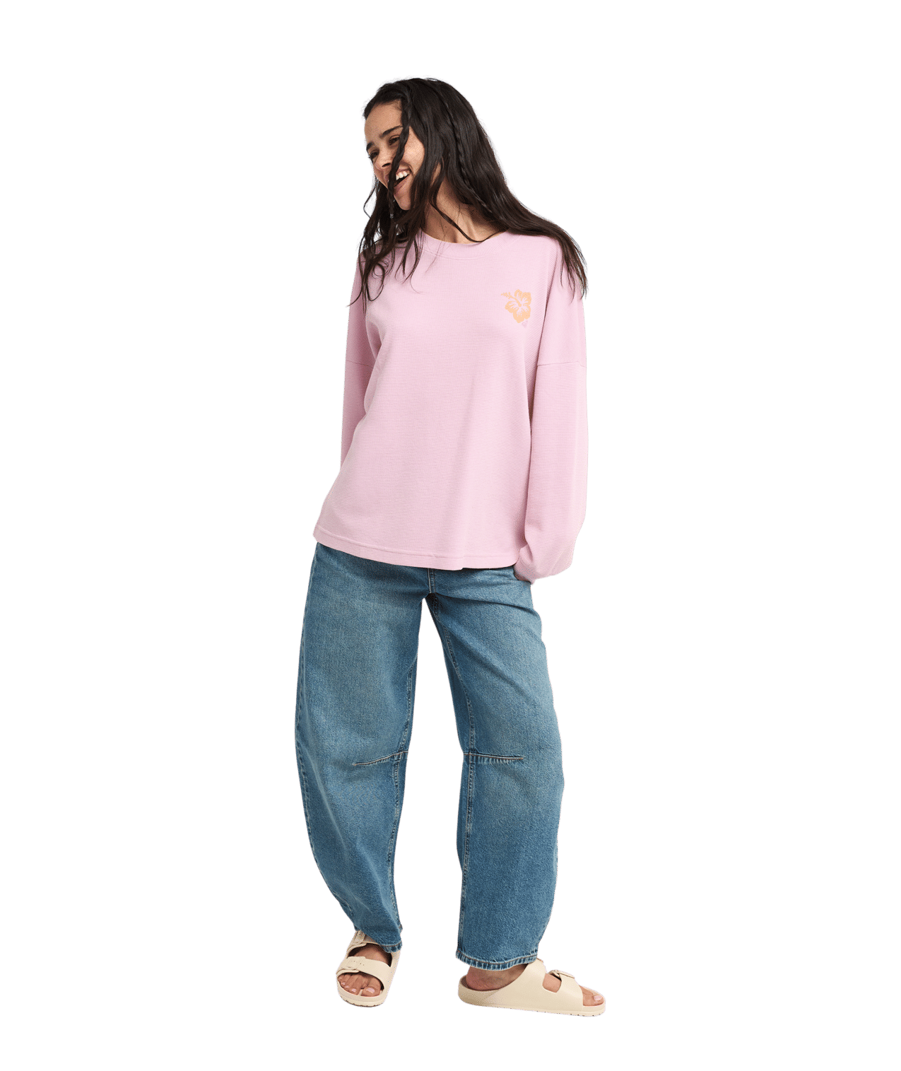 Eastside Mid Crew Neck Top For Women