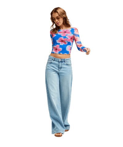 Make It Bold Lange Mouwen Top Voor Dames