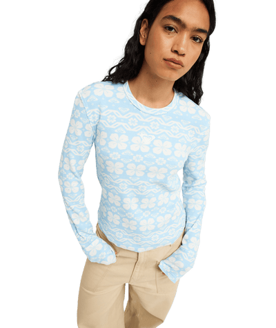 Snowflake Jam Lange Mouwen Top Voor Dames