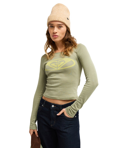 Candied Coastline Lange Mouwen Top Voor Dames