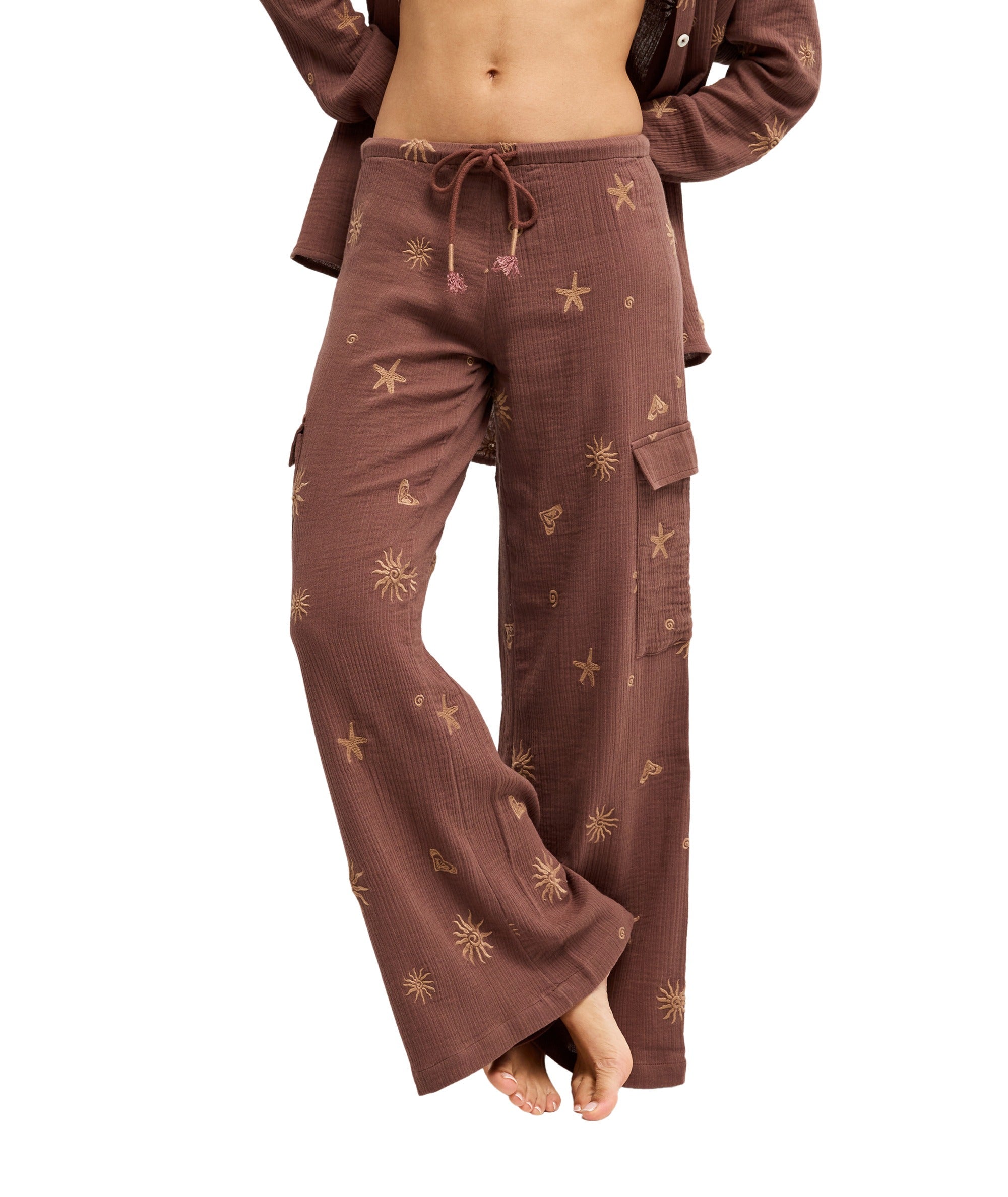 Stardust Sand Elastic Broek Voor Dames