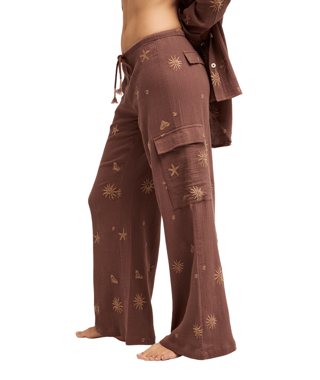 Stardust Sand Elastic Broek Voor Dames
