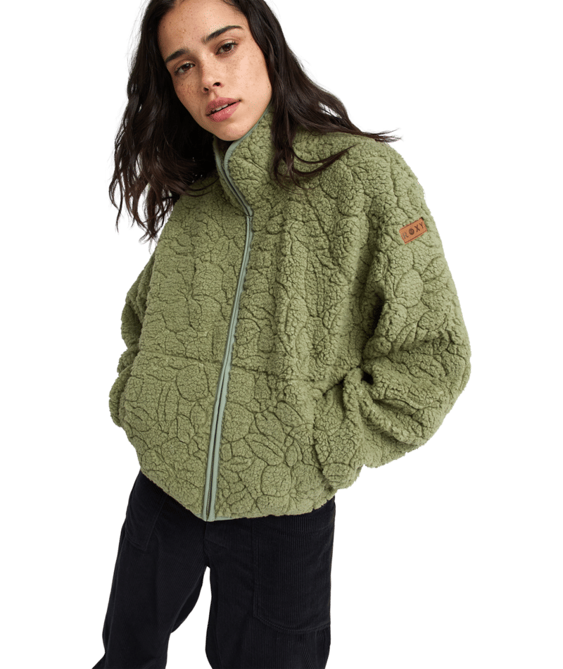 Blurry Cloud Full Zip Fleece Trui
