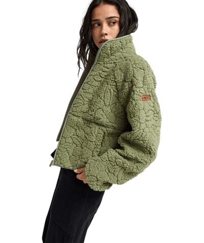 Blurry Cloud Full Zip Fleece Trui