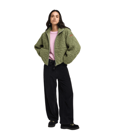 Blurry Cloud Full Zip Fleece Trui