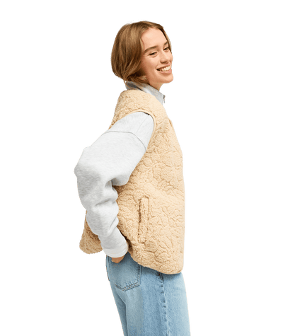 Best Town Vest Full Zip Polar Fleece Trui