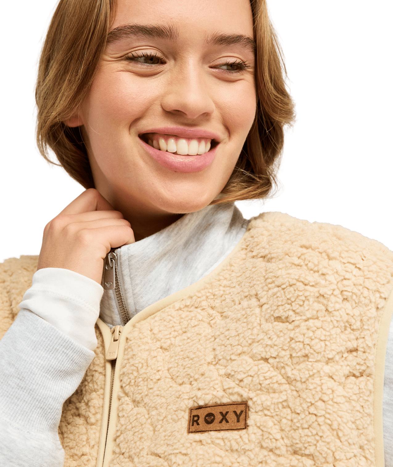 Best Town Vest Full Zip Polar Fleece Trui