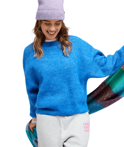 Loomed Horizon Crew Neck Trui