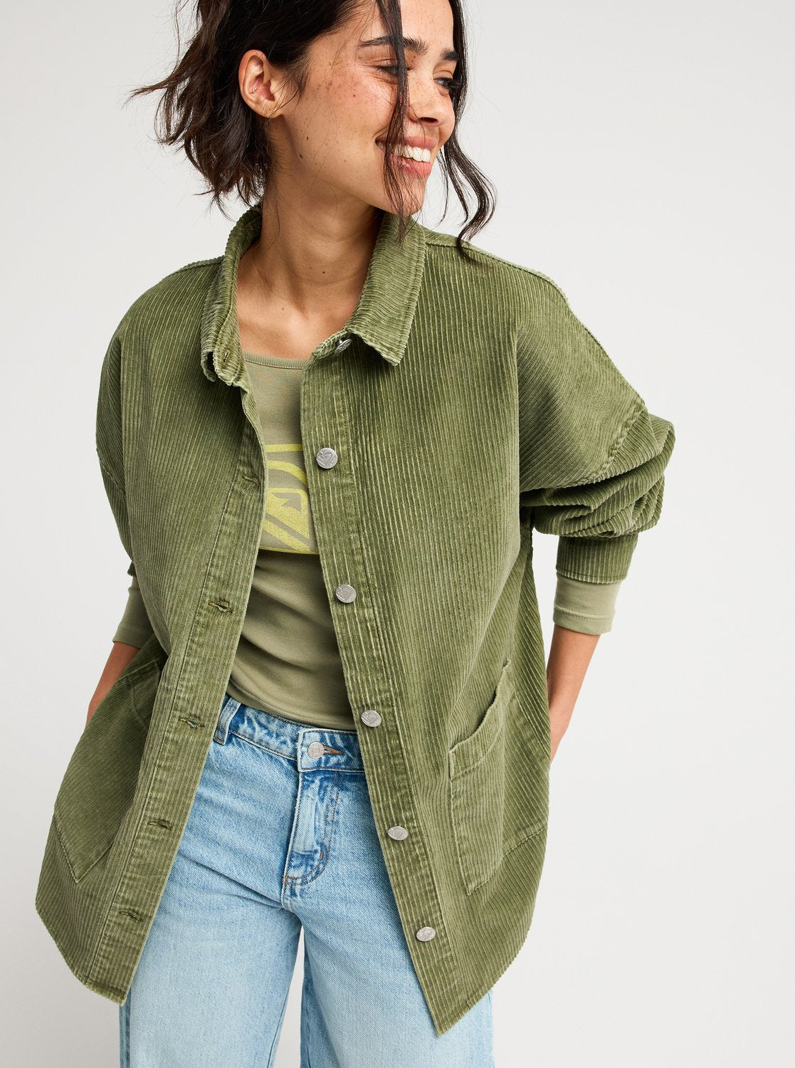 Kick Back Lange Mouwen Blouse Voor Dames