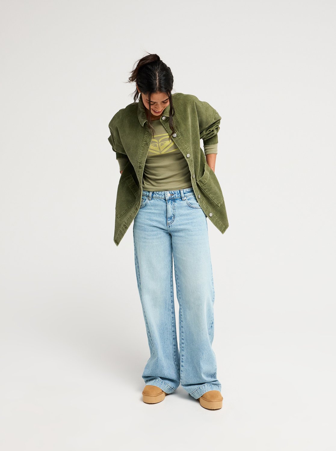 Kick Back Lange Mouwen Blouse Voor Dames