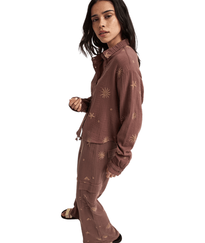 Let It Go Again Lange Mouwen Blouse Voor Dames
