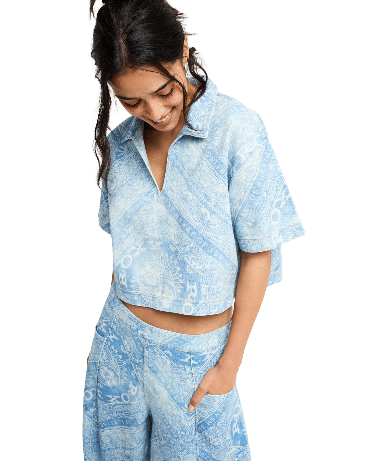 Lil Gangsta Short Sleeve Blouse Voor Dames