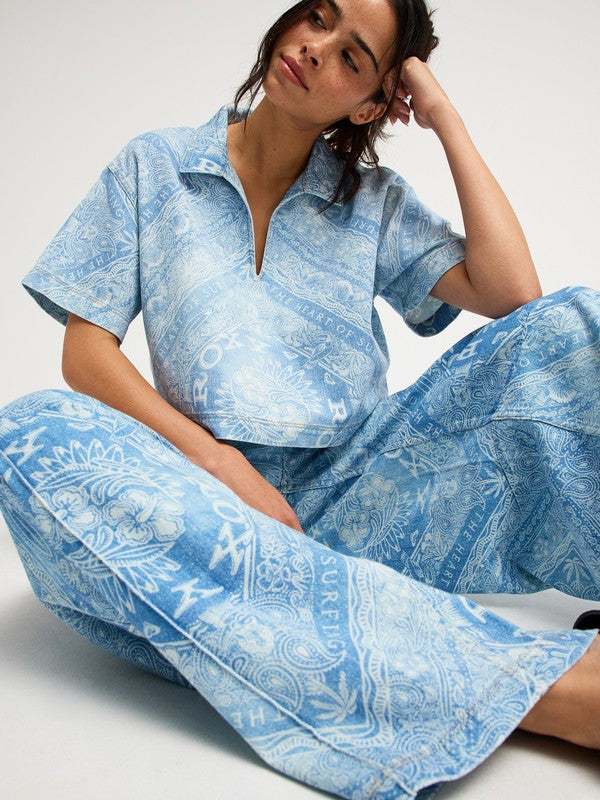 Lil Gangsta Short Sleeve Blouse Voor Dames