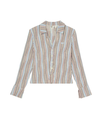 Wave Hurricane Lange Mouwen Blouse Voor Dames