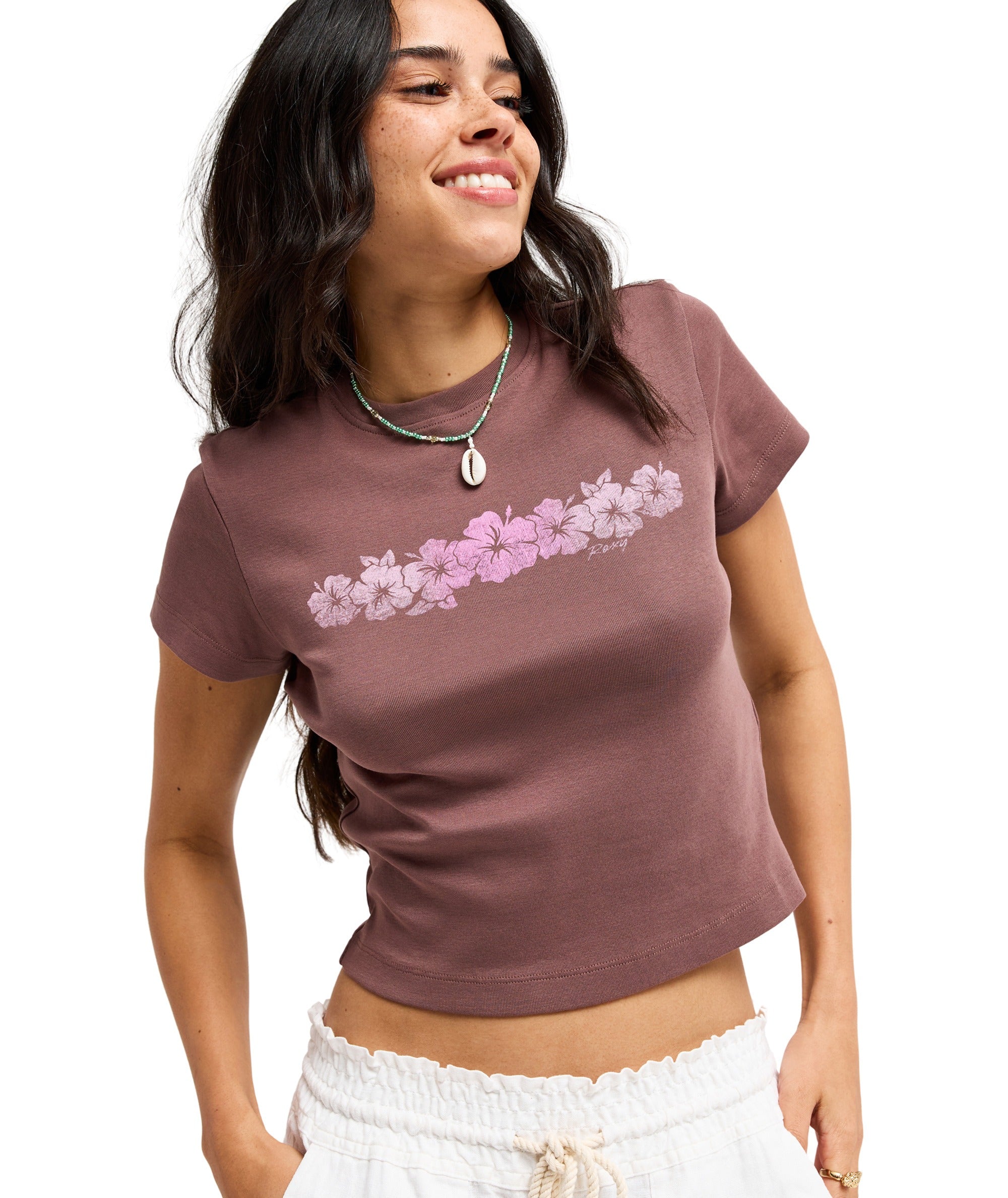 Beach Love Korte Mouwen T-shirt Voor Dames