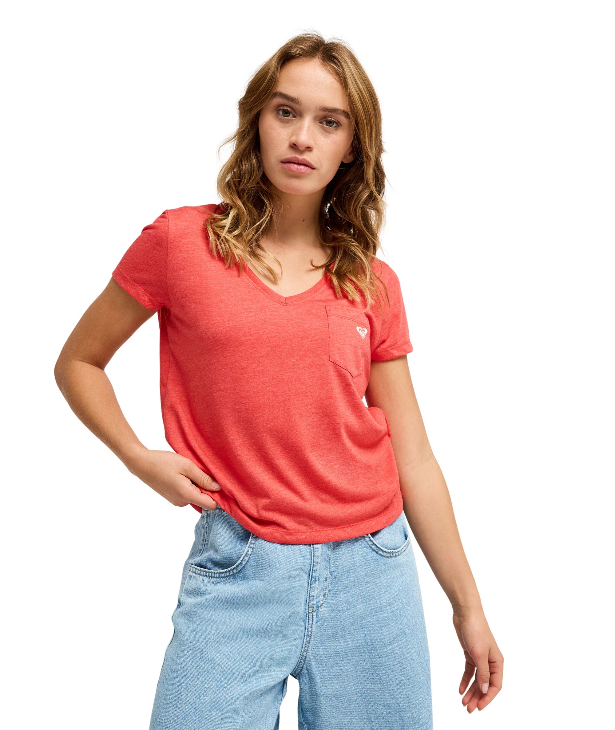 Laguna Green V Korte Mouwen T-shirt Voor Dames