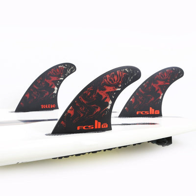 II ''Filipe Toledo'' - Tri Fin Set - Surfboard Fins