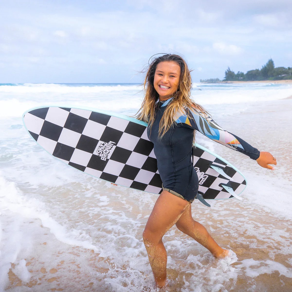 FCS Sky Brown PC thruster Surf Fins