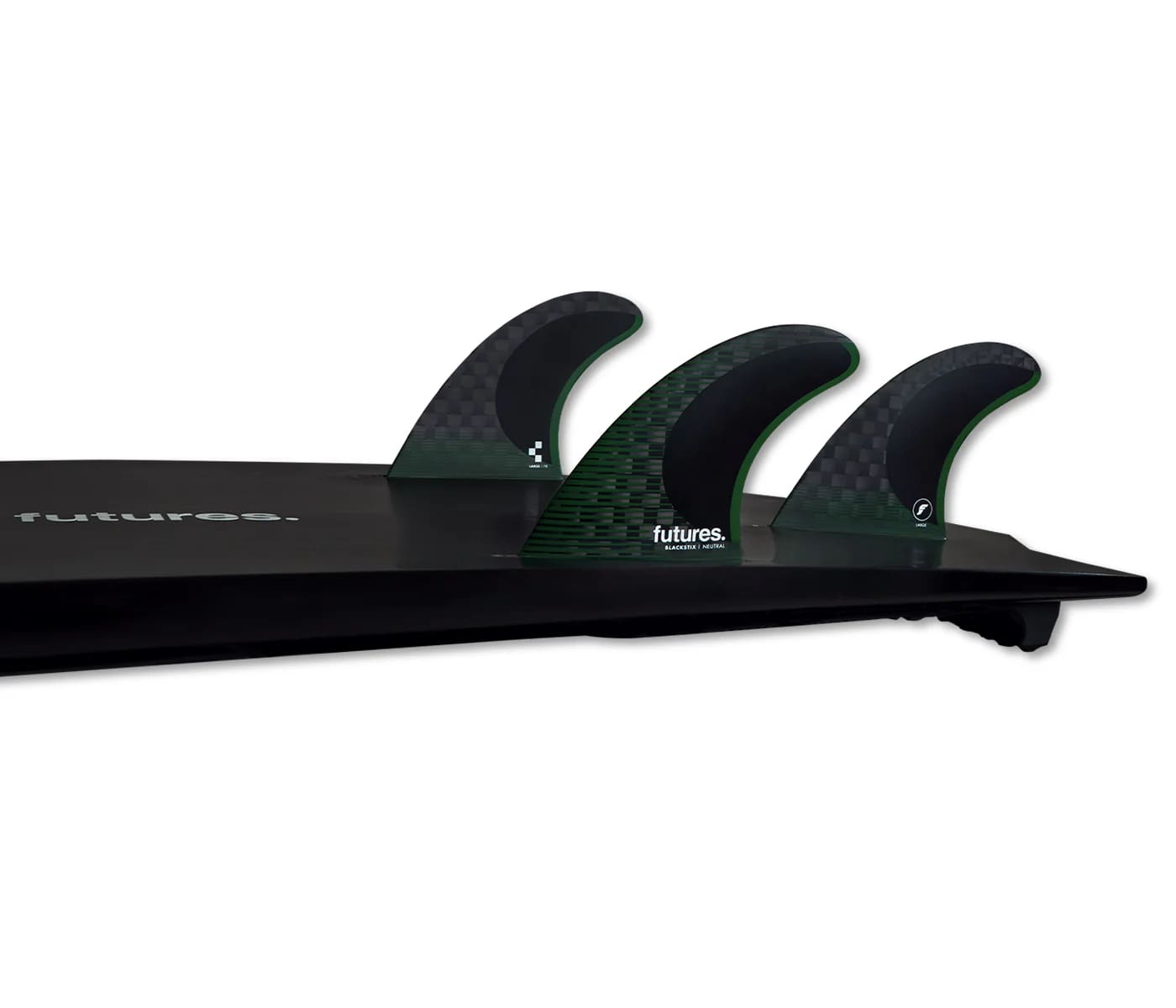 Futures Fins F8 Blackstix Thruster fins