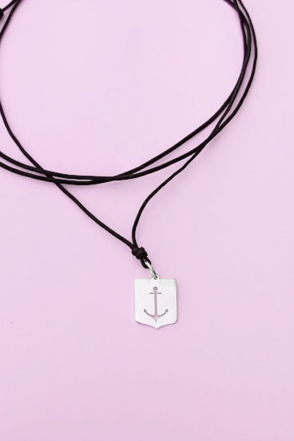 925 Zilveren Hanger met Anker - Unisex Ketting