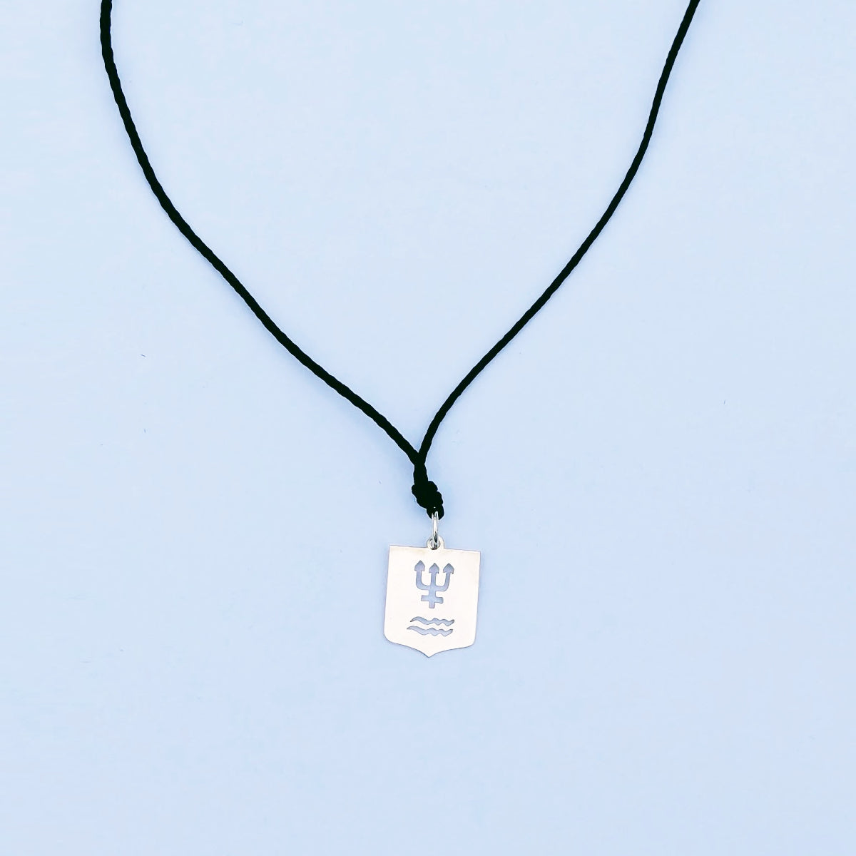 925 Zilveren Hanger met Logo - ketting