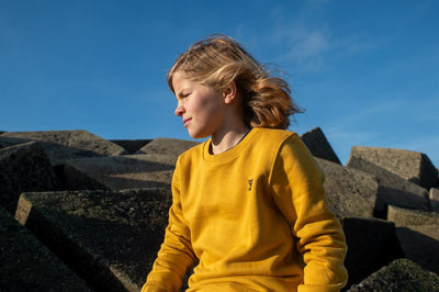 Hart Wavey crew- kids trui