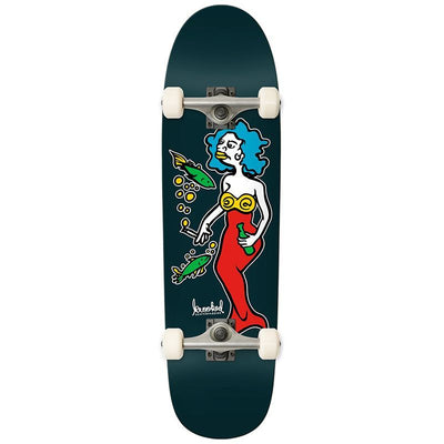 Krooked Mermaid Shaped 8.88" Complete Skateboard