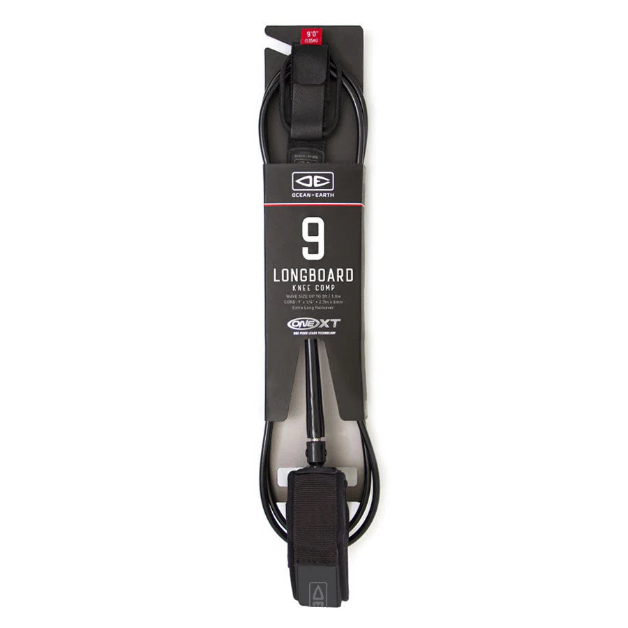 Ocean & Earth Longboard Knee Comp One-XT 9FT Surfboard Leash
