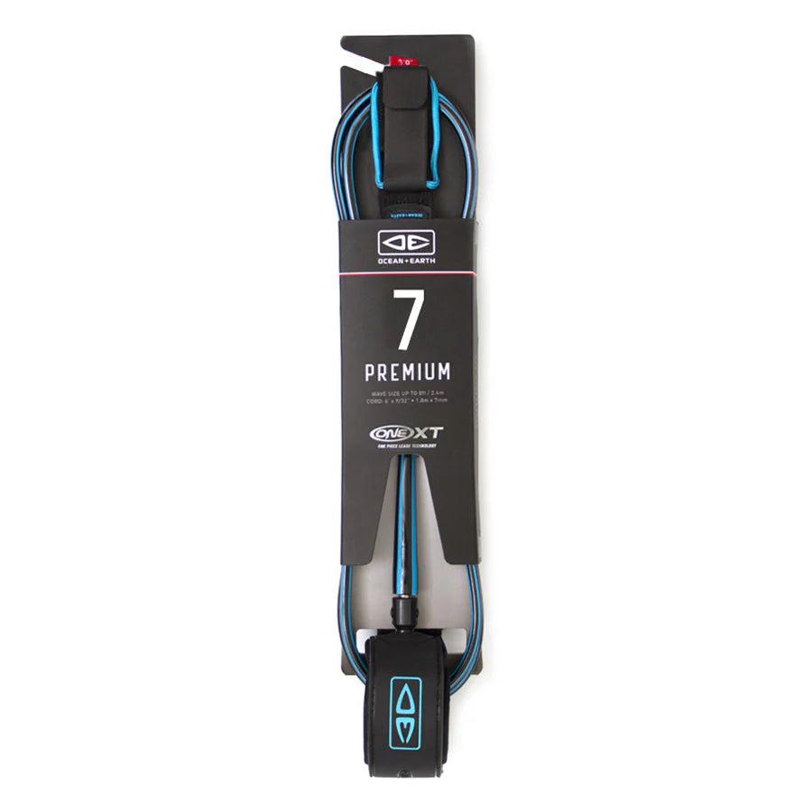 Ocean & Earth Premium One‑XT 7ft Surfboard Leash