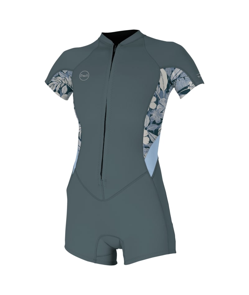 Oneill Bahia 2/1mm - Damen Front Zip Short Sleeve Spring