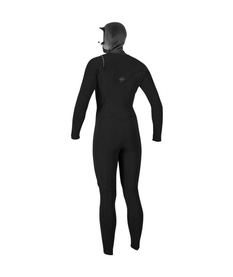 Oneill Hyperfreak 5/4+ Chest Zip Hooded - Damen Winter Wetsuit