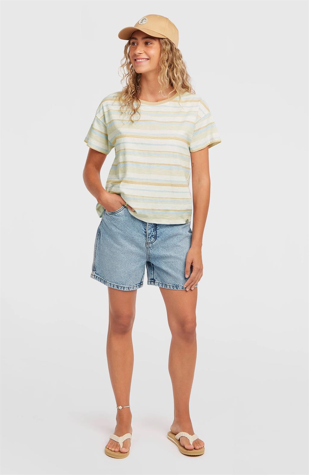 ONeill O'Riginals Boxy Stripe T-shirt for Women