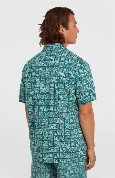 Print Short Sleeve Shirt for Men