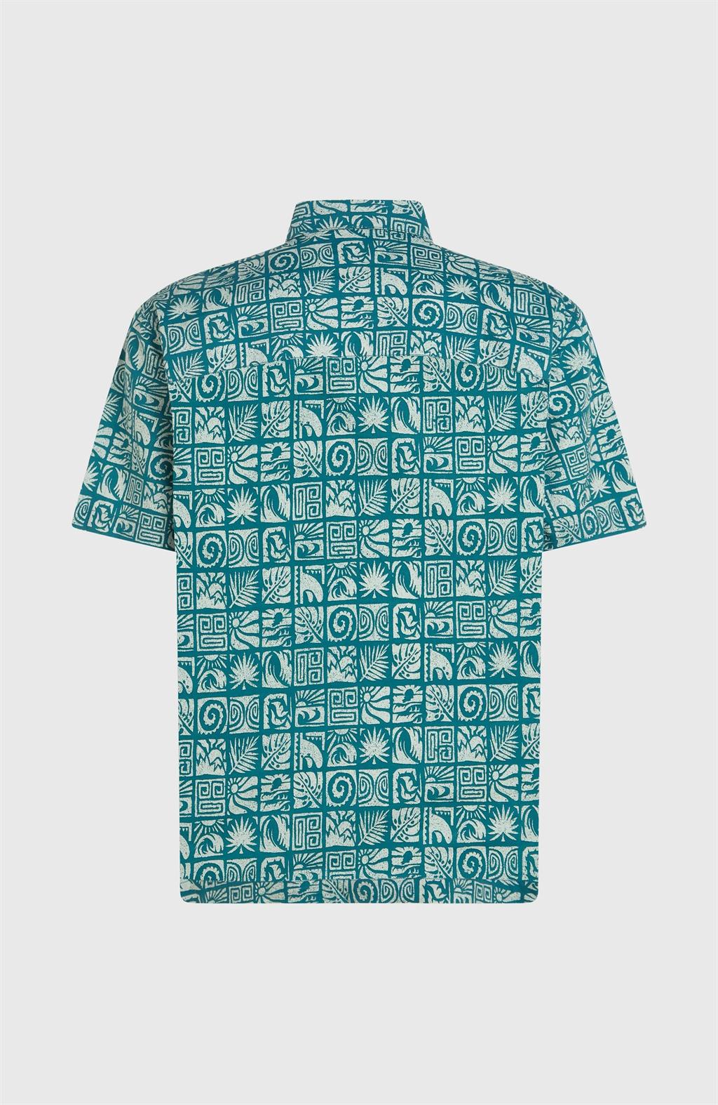 Print Short Sleeve Shirt for Men