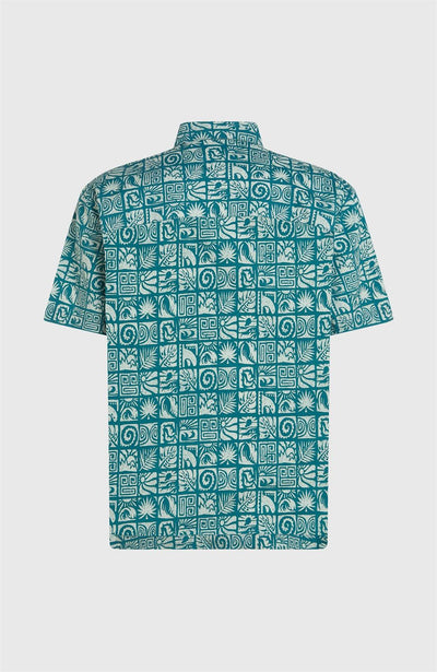 Print Short Sleeve Shirt for Men