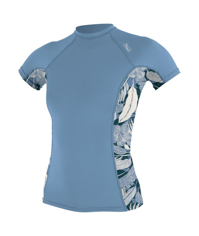 Side Print - Dames UPF 50+ Short Sleeve Rash Guard