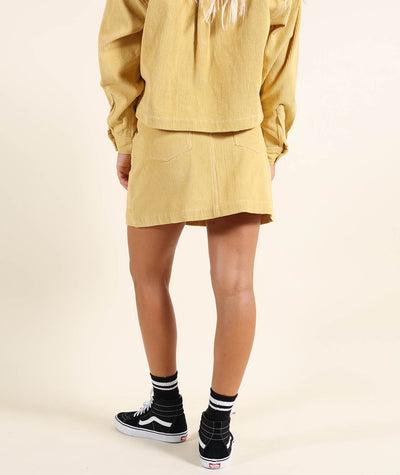 OXBOW Cord Skirt - Corduroy Mini Skirt for Women