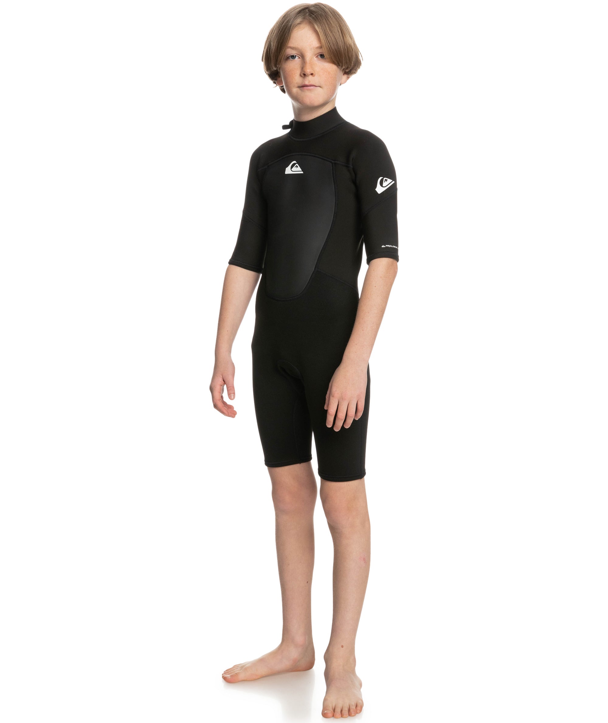 2/2mm Prologue - springsuit met korte mouwen en rits aan de achterkant voor jongens