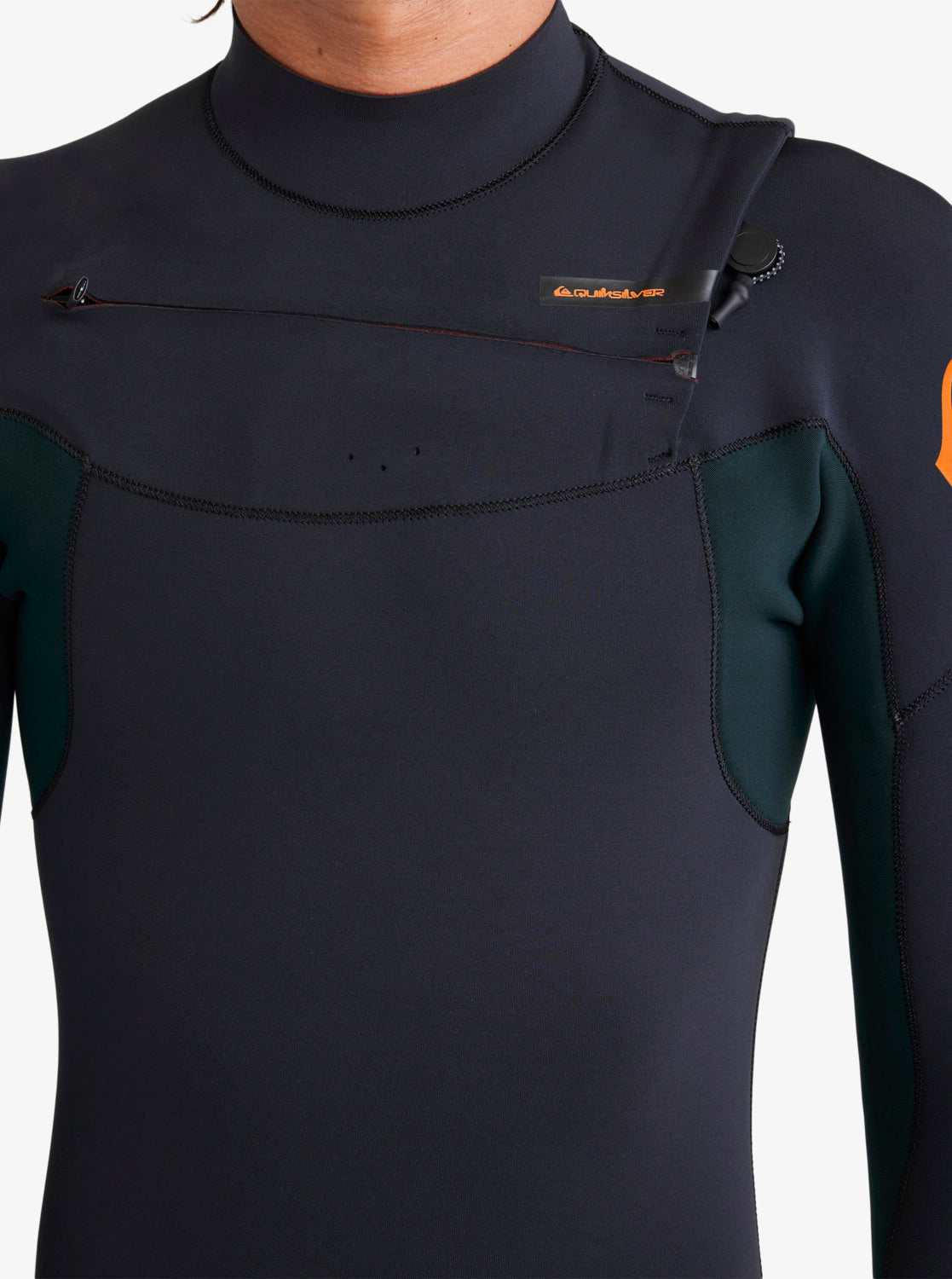 Quiksilver 3/2mm Everyday Sessions - Chest Zip Wetsuit For Men