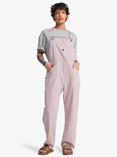 Quiksilver Angua Stripes - Damen Surf Lifestyle Dungaree