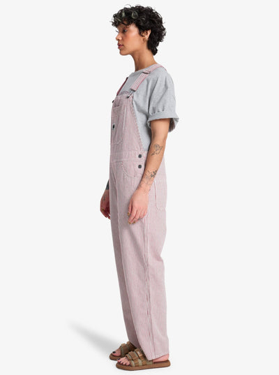 Quiksilver Angua Stripes - Damen Surf Lifestyle Dungaree