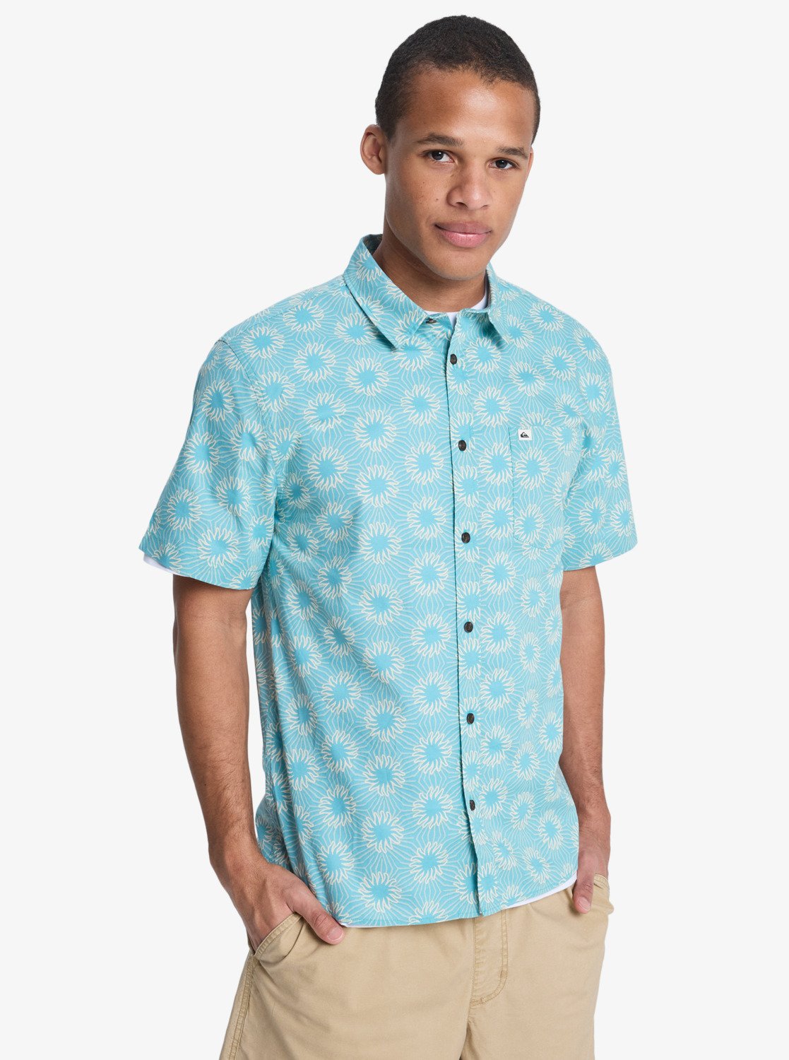 Apero Classic - Heren Surf Lifestyle Korte Mouwen Shirt
