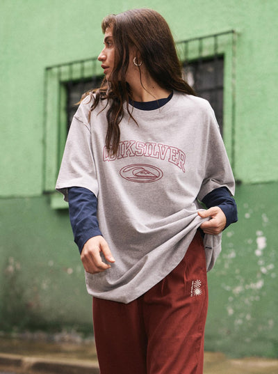 Boyfriend - Dames Surf Lifestyle Korte Mouwen T-shirt