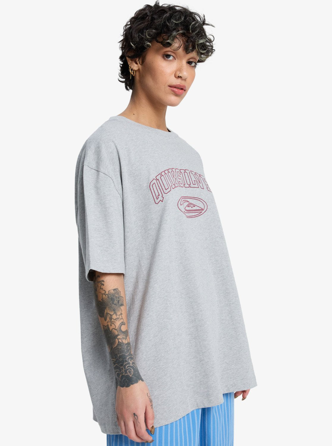 Boyfriend - Dames Surf Lifestyle Korte Mouwen T-shirt