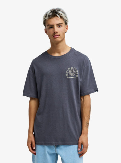 Curve Palm - Heren Surf Lifestyle Korte Mouwen T-shirt